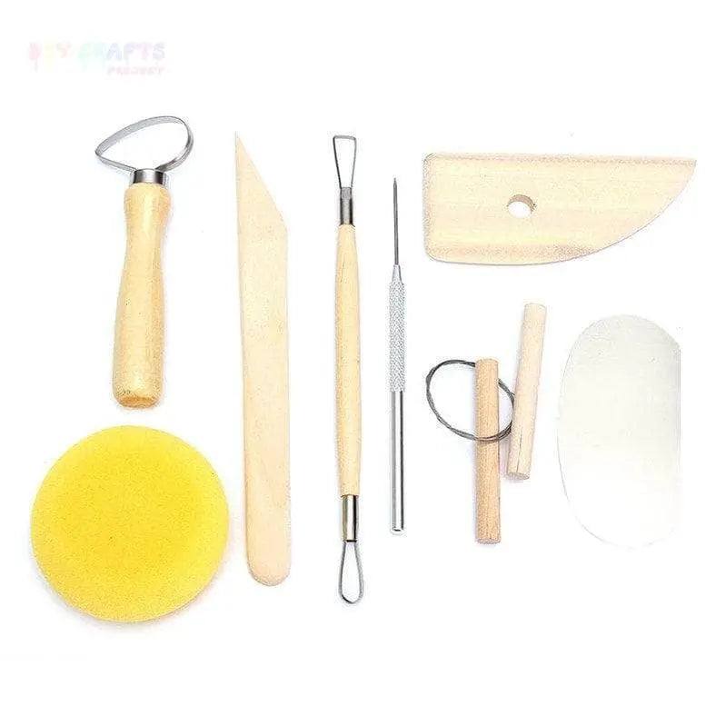 Pottery making ceramic sculpting tools clay shaping model carving