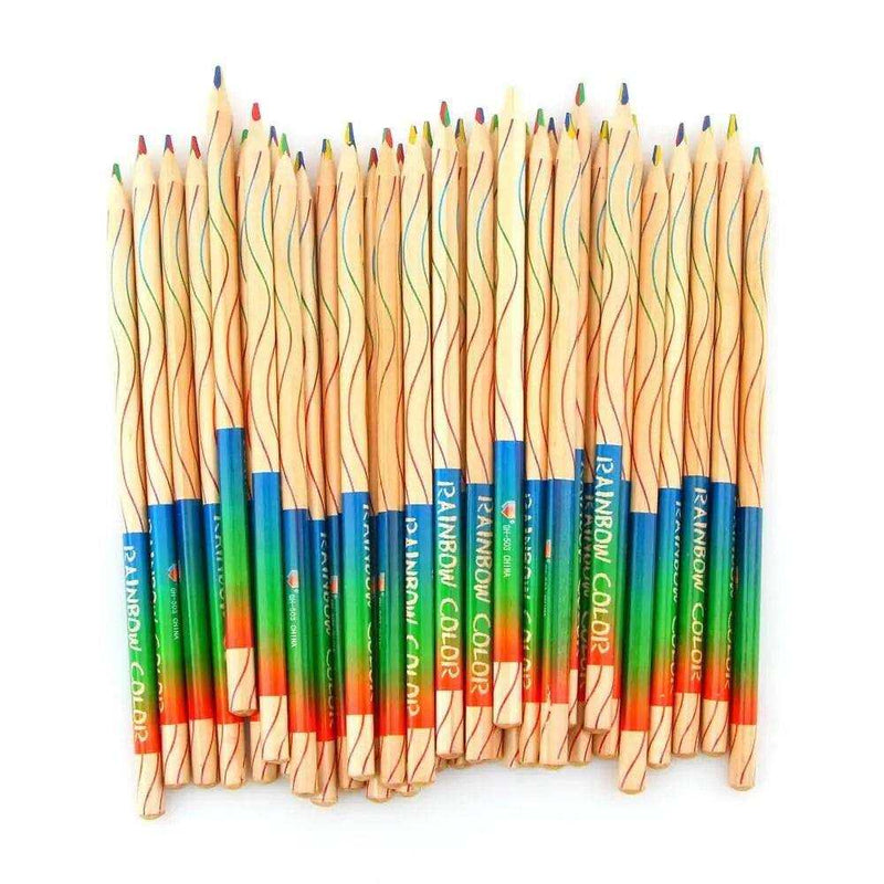 Rainbow pencil 10 coloring pencils for kids multicolored pen