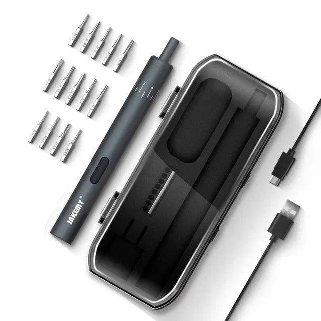 Rechargeable Battery Power Screwdriver Set Handyman Gift For Dad