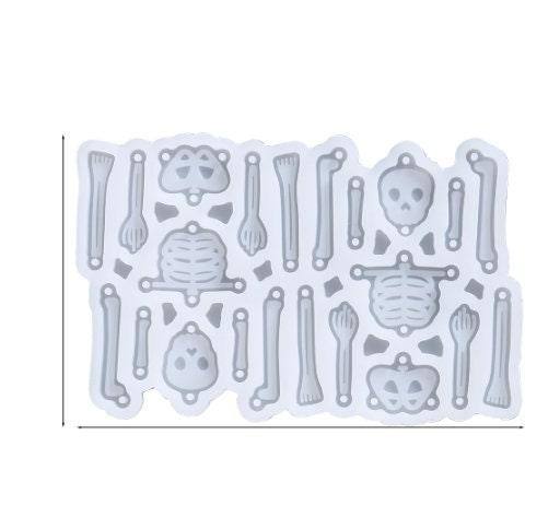 Skeleton Mold Bones Mold For Making Halloween Decoration Or Halloween Treats