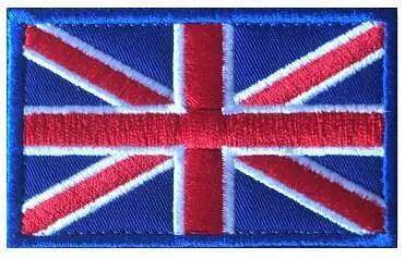 Small Iron On Country Flag Patch For Jeans And Jacket