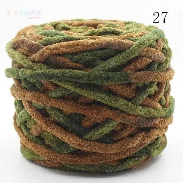 Soft chunky yarn 1 ply milk cotton wool balls 100g