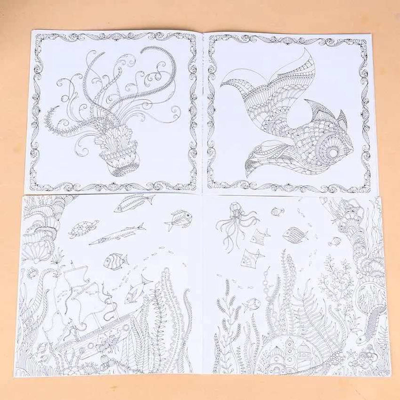 Sea Coloring Book Under The Sea Coloring Pages Kids Activity