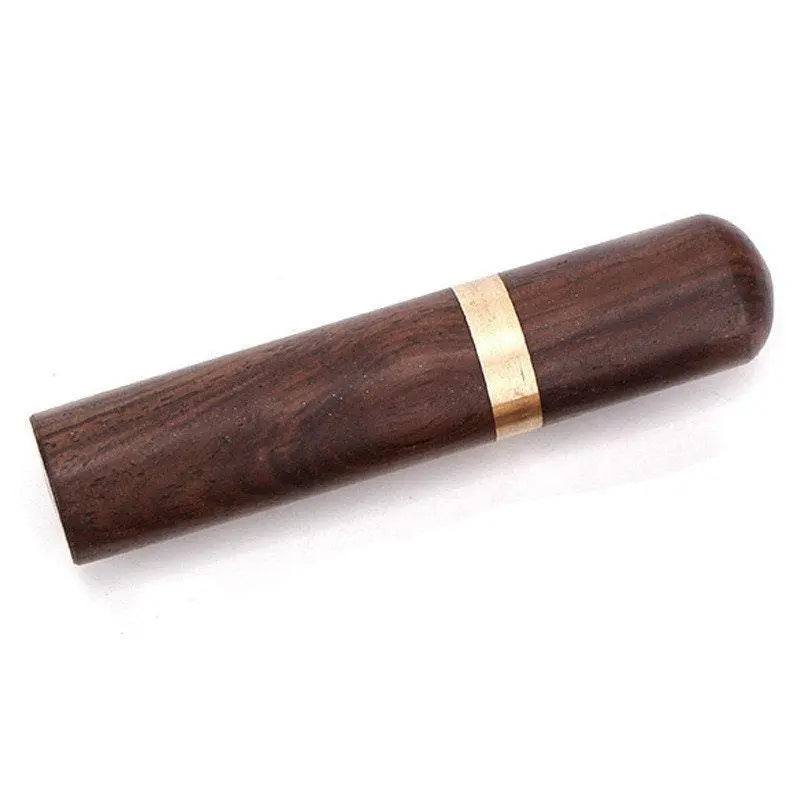Wooden Needle Storage Tube Needle Case Sewing Needle Holder Sewing Accessories