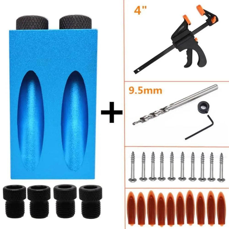 Woodwork clamp set carpentry clamping device kit